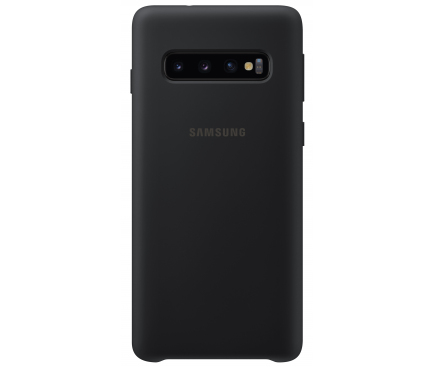 Husa TPU Samsung Galaxy S10 G973, Neagra, Blister EF-PG973TBEGWW 