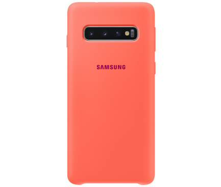 Husa TPU Samsung Galaxy S10 G973, Roz, Blister EF-PG973THEGWW 