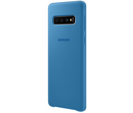 Husa TPU Samsung Galaxy S10 G973, Albastra, Blister EF-PG973TLEGWW 