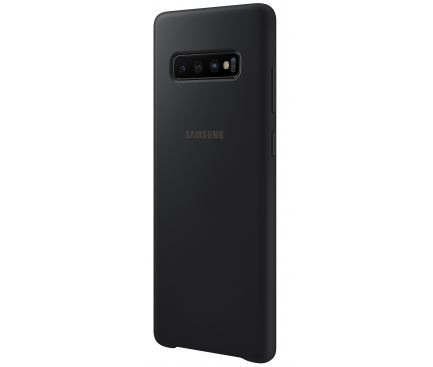 Husa TPU Samsung Galaxy S10+ G975, Neagra, Blister EF-PG975TBEGWW 