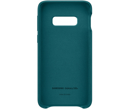 Husa Piele Samsung Galaxy S10e G970, Leather Cover, Turquoise EF-VG970LGEGWW