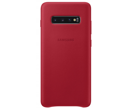 Husa Piele Samsung Galaxy S10+ G975, Leather Cover, Rosie EF-VG975LREGWW