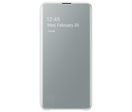 Husa Plastic Samsung Galaxy S10e G970, Clear view, Alba EF-ZG970CWEGWW