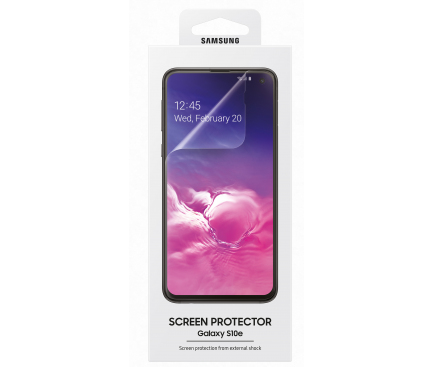 Folie de protectie Ecran pentru Samsung Galaxy S10e G970, Plastic, Set 2 bucati ET-FG970CTEGWW