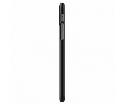 Husa Plastic Spigen Thin Fit pentru Apple iPhone X / Apple iPhone XS, Neagra, Blister 063CS24904 