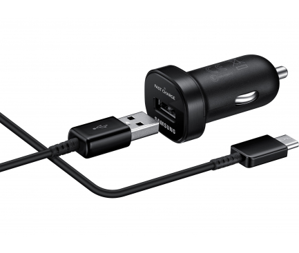 Incarcator Auto cu cablu USB Tip-C Samsung EP-LN930CB, Fast Charge, 1 X USB, Negru