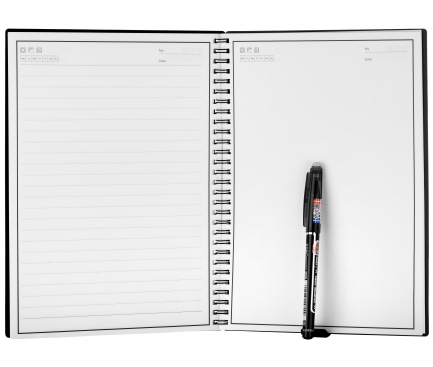 Agenda reutilizabila Smart NoteBook cu pix, B5 / 50 pagini