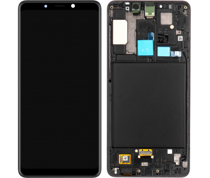 Display - Touchscreen Samsung Galaxy A9 (2018) A920, Cu Rama, Negru, Service Pack GH82-18308A