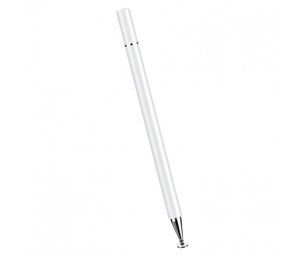 Creion Touch Pen capacitiv, Pasiv, pentru desenat, Alb, Blister