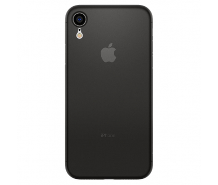 Husa Plastic Spigen Air Skin pentru Apple iPhone XR, Neagra, Blister 064CS24870 