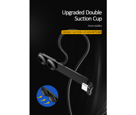 Cablu Date si Incarcare USB la USB Type-C Usams Gaming SJ279, 1.5 m, Negru