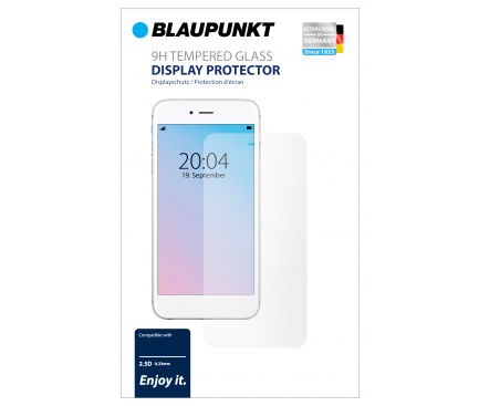 Folie Protectie Ecran Blaupunkt pentru Apple iPhone 6 / Apple iPhone 6s, Sticla securizata, Full Face, Full Glue, 3D, Neagra, Blister BP-3DB-IP6 