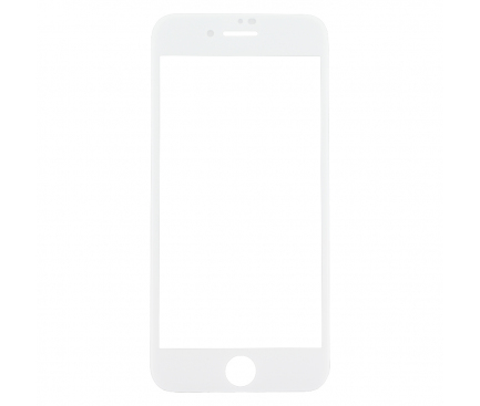 Folie Protectie Ecran Blaupunkt pentru Apple iPhone 6 / Apple iPhone 6s, Sticla securizata, Full Face, Full Glue, 3D, Alba, Blister BP-3DW-IP6 