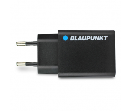Incarcator Retea USB Blaupunkt, 1 X USB, 1.2A, Negru, Blister BP-WCAB-12A 