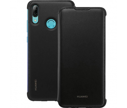 Husa Piele Huawei Flip Huawei P Smart (2019), Neagra, Blister 51992830 