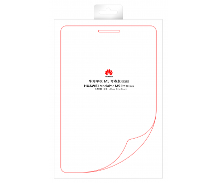 Folie Protectie Ecran Huawei MediaPad M5 lite, Plastic, Blister 51992571 