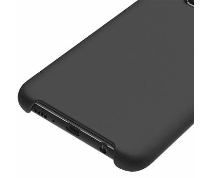 Husa TPU OEM Pure Silicone pentru Samsung Galaxy S10 G973, Neagra, Blister