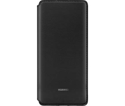 Husa Piele Huawei P30 Pro, Wallet Cover, Neagra 51992866 