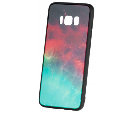 Husa TPU OEM Galaxy cu spate din sticla pentru Samsung J4 Plus (2018) J415, Multicolor, Bulk 