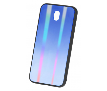Husa TPU OEM Rainbow3 cu spate din sticla pentru Huawei Mate 10 Lite, Multicolor, Bulk 