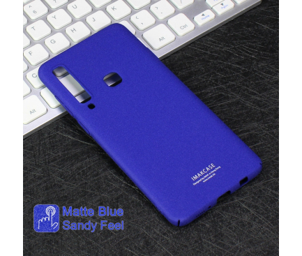 Husa Plastic Imak Matte Touch pentru Samsung Galaxy A9 (2018) A920, Albastra, Bulk 