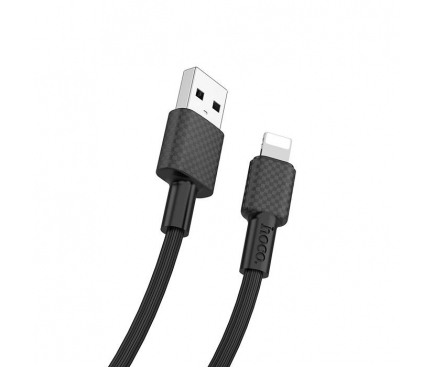 Cablu Date si Incarcare USB la Lightning HOCO Superior X29, 1 m, Negru