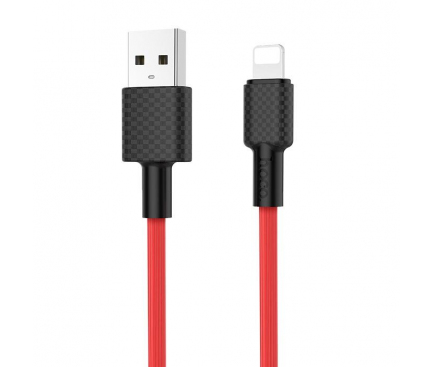 Cablu Date si Incarcare USB la Lightning HOCO Superior X29, 1 m, Rosu