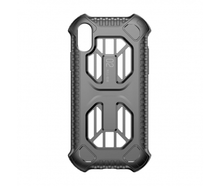 Husa Plastic Baseus Cold Front Cooling pentru Apple iPhone XR, Neagra, Blister WIAPIPH61-LF01 