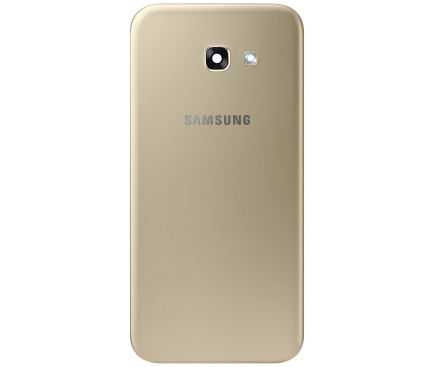 Capac Baterie Auriu cu geam camera / blitz, Samsung Galaxy A5 (2017) A520 Swap 