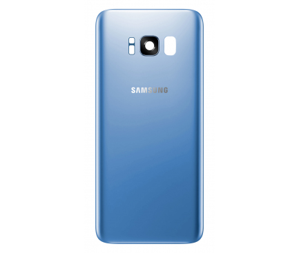Capac Baterie Albastru cu geam camera / blitz, Swap Samsung Galaxy S8+ G955 