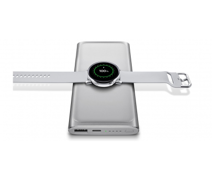 Ceas Bluetooth Samsung Galaxy Watch Active, Fitness, Argintiu, Blister Original SM-R500NZSAROM