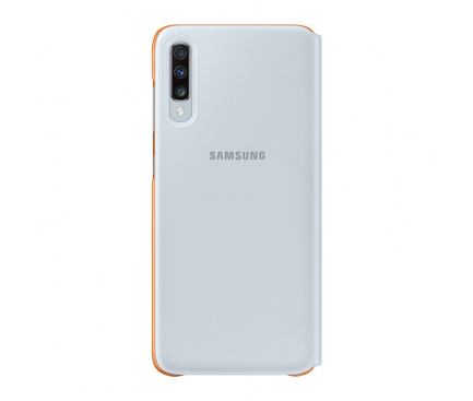 Husa Samsung Galaxy A70 A705, Wallet, Alba, Blister EF-WA705PWEGWW 