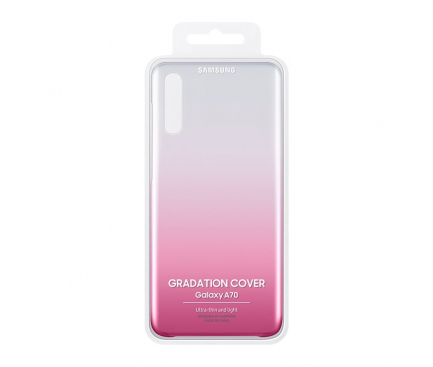 Husa Plastic Samsung Galaxy A70 A705, Gradation Cover, Roz EF-AA705CPEGWW