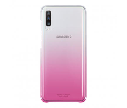 Husa Plastic Samsung Galaxy A70 A705, Gradation Cover, Roz EF-AA705CPEGWW