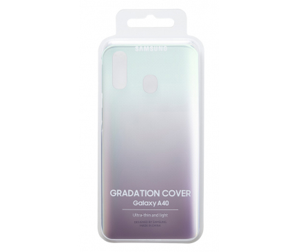 Husa Plastic Samsung Galaxy A40 A405, Gradation Cover, Neagra EF-AA405CBEGWW