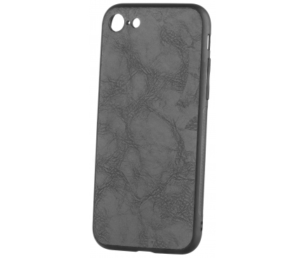 Husa Piele - Plastic OEM Business pentru Apple iPhone 7 / Apple iPhone 8, Neagra, Blister 