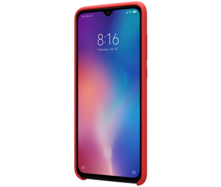 Husa TPU Nillkin Pure Silicone pentru Xiaomi Mi 9, Rosie