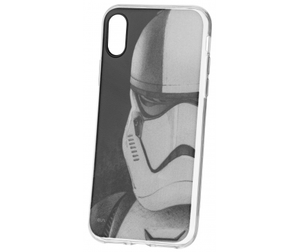 Husa TPU Disney Star Wars Stormtroopers (001) pentru Apple iPhone X, Neagra SWPCSTOR045