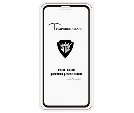 Folie Protectie Ecran OEM pentru Apple iPhone XR, Sticla securizata, Full Glue, Neagra