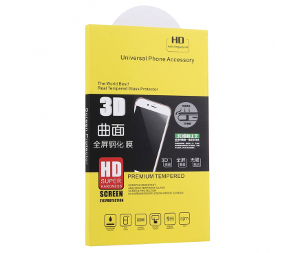 Folie de protectie Ecran OEM pentru Sony Xperia 1, Sticla securizata, Edge Glue, 3D