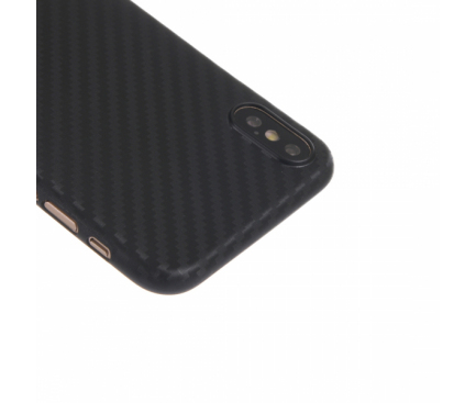 Husa Plastic OEM Carbon pentru Samsung Galaxy A40 A405, Neagra, Bulk 
