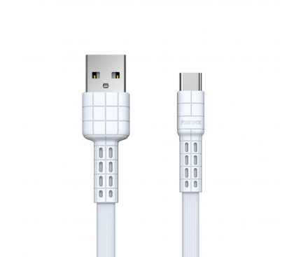 Cablu Date si Incarcare USB la USB Type-C Remax RC-116a, 2.4A, 1 m, Alb