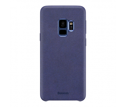 Husa Baseus Stylish Alcantara pentru Samsung Galaxy S9 G960, Albastra, Blister 
