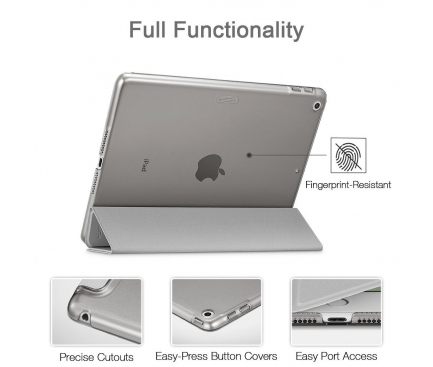 Husa Plastic ESR Yippee pentru Apple iPad mini (2019), Argintie - Gri