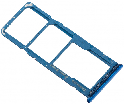 Suport Card - Suport SIM 1 / 2  Albastru Samsung Galaxy A30 A305 Dual SIM