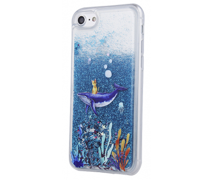 Husa TPU OEM Liquid Ocean2 pentru Apple iPhone 7 / Apple iPhone 8, Multicolor, Bulk 