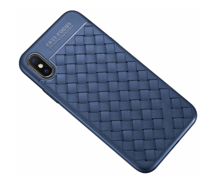 Husa TPU OEM Braided pentru Samsung Galaxy S9 G960, Bleumarin, Bulk 