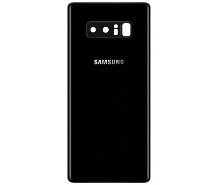 Capac Baterie Negru cu geam camera blitz, Swap Samsung Galaxy Note8 N950 