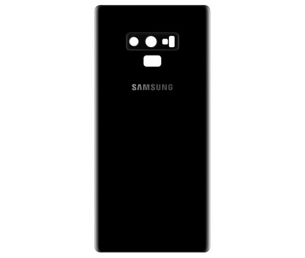 Capac Baterie Samsung Galaxy Note 9 N960, Cu Geam Camera Spate, Negru, Swap