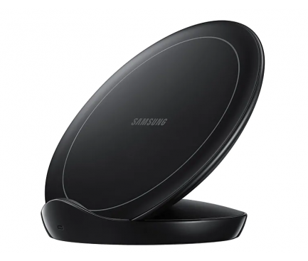 Incarcator Retea Wireless Samsung Galaxy S20 5G G981 / Galaxy S20 Plus 5G G986 / Galaxy S20 Ultra 5G G988 / Galaxy S20 FE 5G, Fast Charge, 9W, Negru EP-N5105TBEGWW